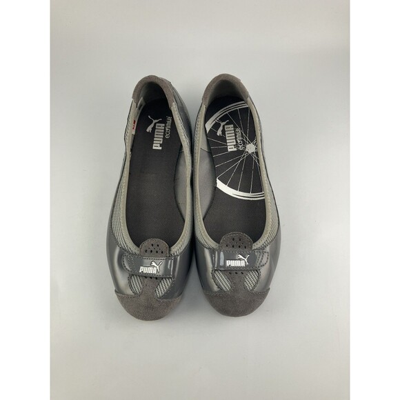 Puma Eco Ortholite Gray Womans Ballet Flats Slip On Shoes Womans Size 7 - Picture 3 of 10